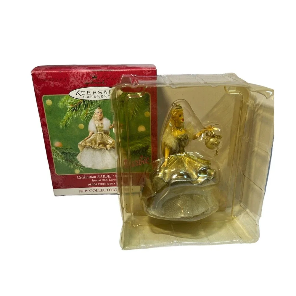 Hallmark 2000 CELEBRATION BARBIE Special Edition Keepsake Ornament #1 in Series
